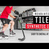 Carreaux de hockey sur glace synthétique Revolution