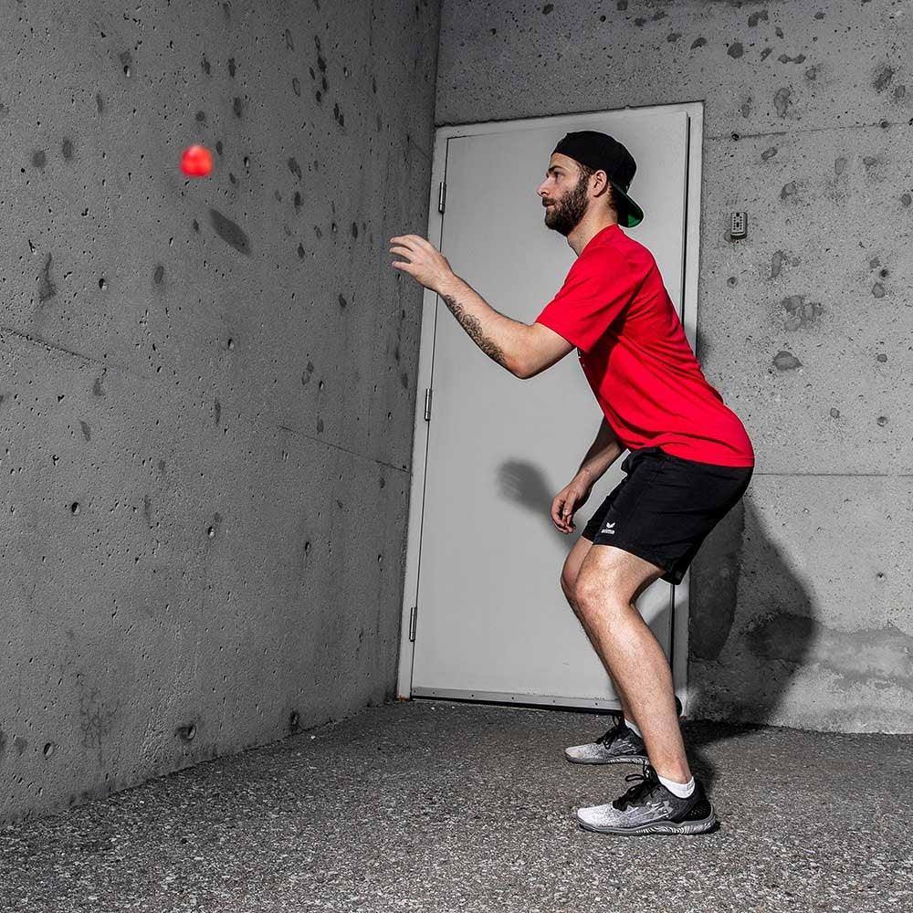 Balle de réaction intelligente, 6 boules de réaction brillantes, système de lumière de réaction avec base, coordination œil-main, formation d'agilité, capteur numérique, formation de vision vectoriell