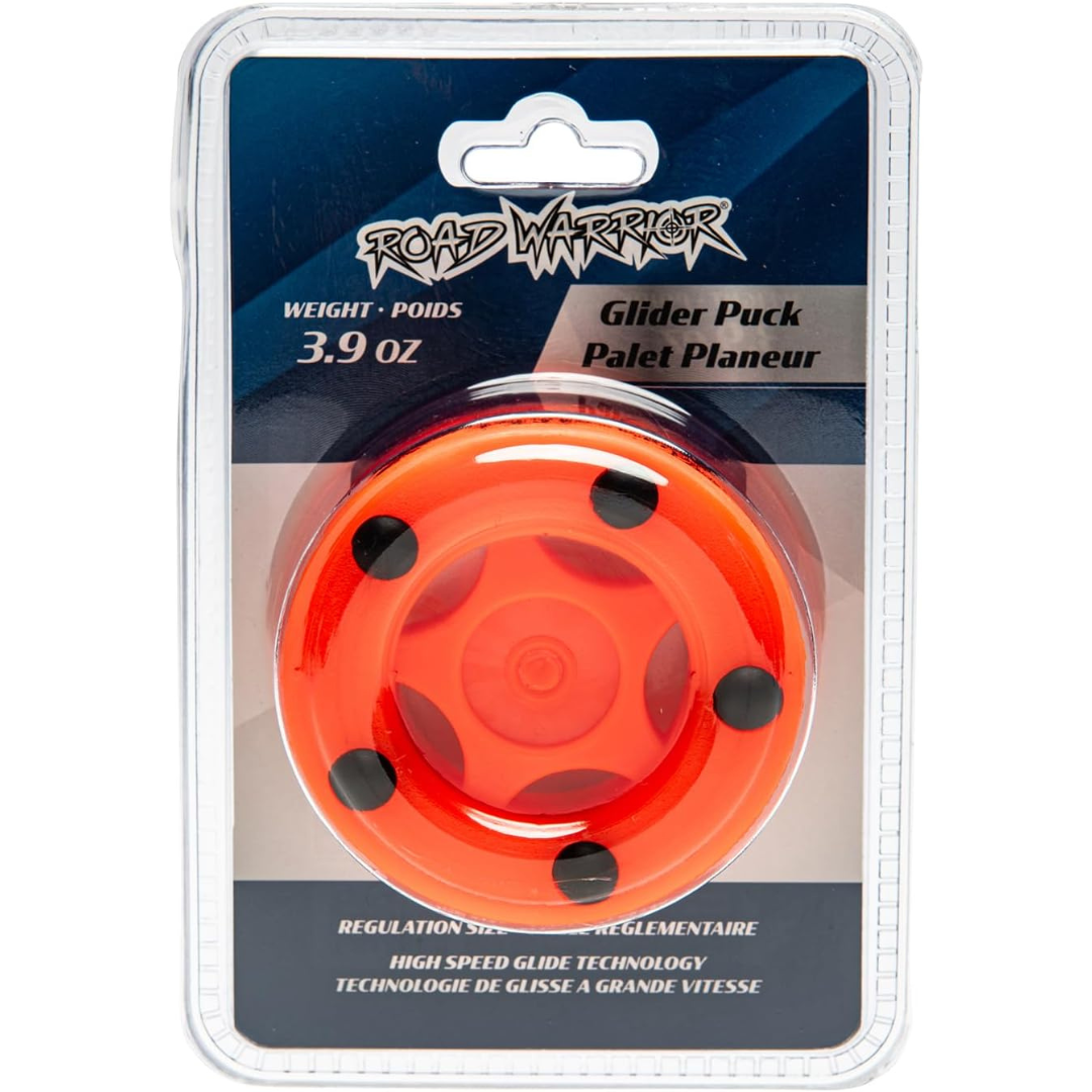 Road Warrior Street & Floor Hockey Glider Puck – High-Speed Smooth