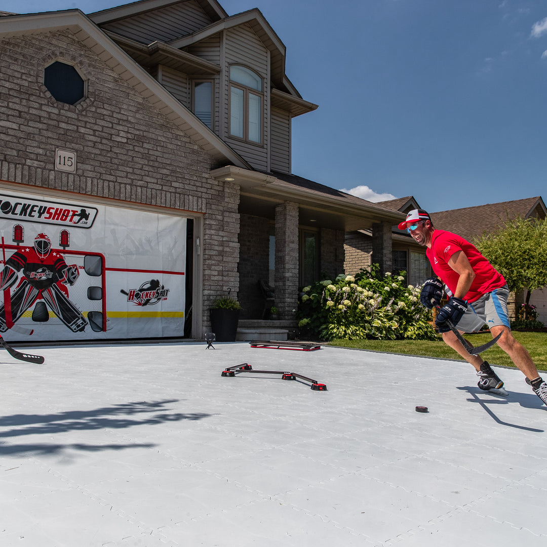 HockeyShot Synthetic Ice Tiles Allstar good 10 tiles 18x18 inch