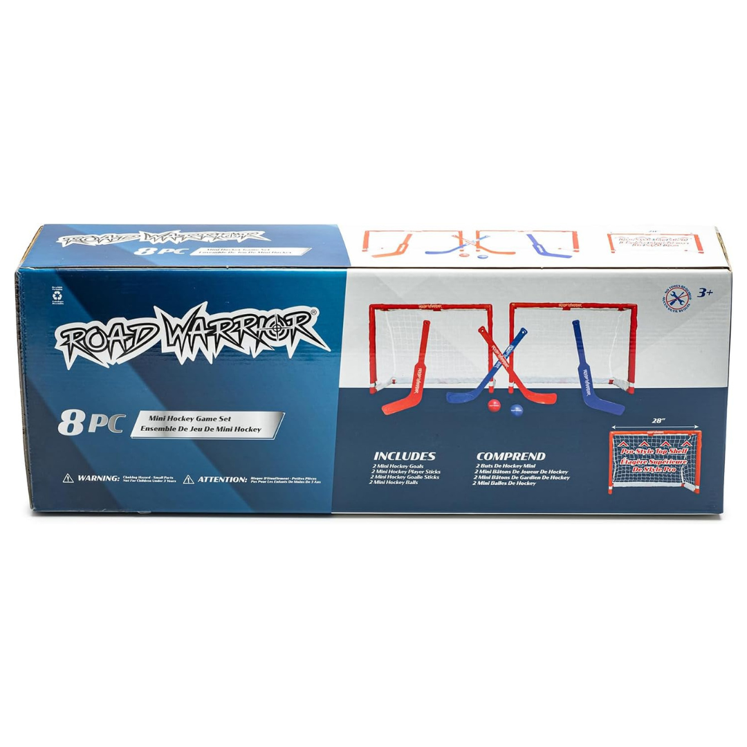 Road Warrior Mini Sticks Indoor Hockey Game Set (8pc) – Kids Mini