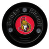 Green Biscuit NHL Team Hockey Puck - HockeyShot